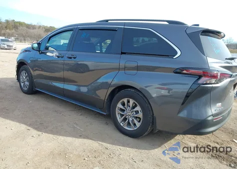 2025 Toyota Sienna Le from USA, damaged, VIN 5TDKSKFC9SS184757